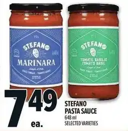 Metro Stefano pasta sauce offer