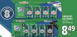 Metro Canada dry soft drinks offer