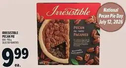 Metro Irresistible pecan pie offer