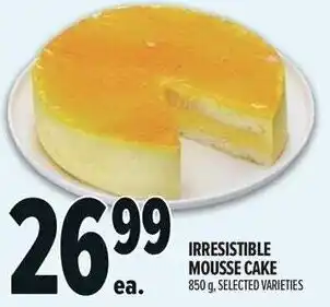 Metro Irresistible mousse cake offer