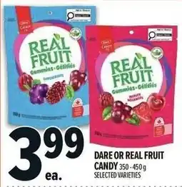 Metro Dare or real fruit candy offer
