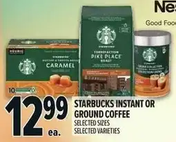 Metro Starbucks instant or ground coffee offer