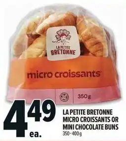 Metro La petite bretonne micro croissants or mini chocolate buns offer