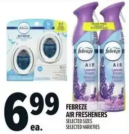 Metro Febreze air fresheners offer