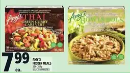 Metro Amy's frozen meals offer