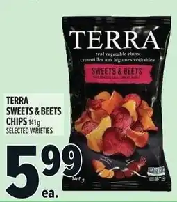 Metro Terra sweets & beets chips offer