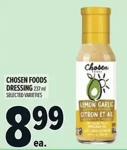 Metro Chosen foods dressing offer