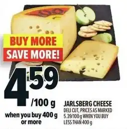 Metro Jarlsberg cheese offer