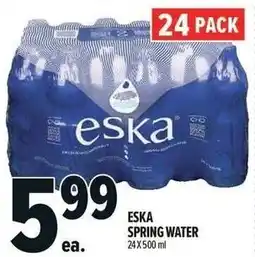 Metro Eska spring water offer