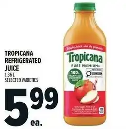 Metro Tropicana refrigerated juice offer