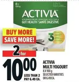 Metro Activia multi yogourt offer
