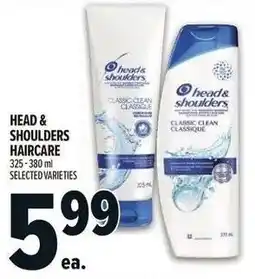 Metro Head & shoulders haircare offer