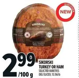 Metro Sikorski turkey or ham offer