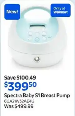 Walmart Spectra Baby S1 Breast Pump offer