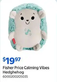 Walmart Fisher Price Calming Vibes Hedghehog offer