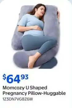Walmart Momcozy U Shaped Pregnancy Pillow-Huggable offer