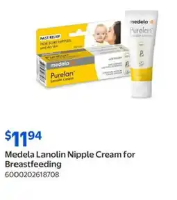 Walmart Medela Lanolin Nipple Cream for Breastfeeding offer