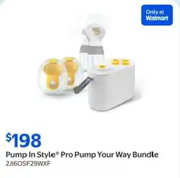 Walmart Pump In Style Pro Pump Your Way Bundle offer