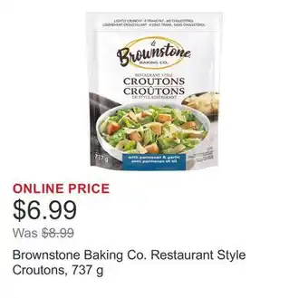 Costco Brownstone Baking Co. Restaurant Style Croutons offer