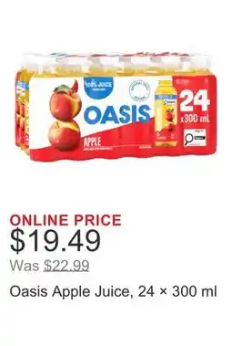 Costco Oasis Apple Juice, 24 × offer