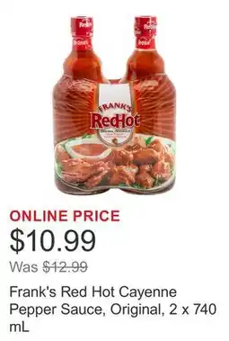 Costco Frank's Red Hot Cayenne Pepper Sauce, Original offer