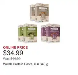 Costco Wellth Protein Pasta, 6 × offer