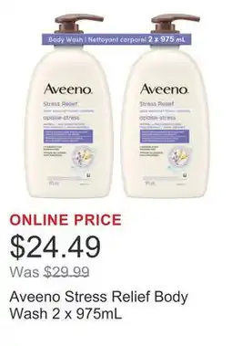 Costco Aveeno Stress Relief Body Wash offer