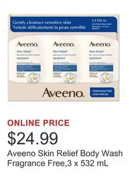 Costco Aveeno Skin Relief Body Wash Fragrance Free offer