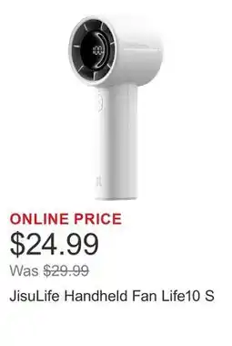 Costco JisuLife Handheld Fan Life10 S offer