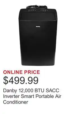 Costco Danby 12,000 BTU SACC Inverter Smart Portable Air Conditioner offer