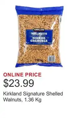 Costco Kirkland Signature Shelled Walnuts offer