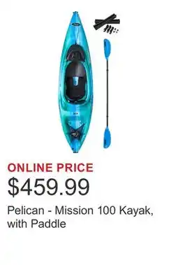Costco Pelican - Mission 100 Kayak, with Paddle offer