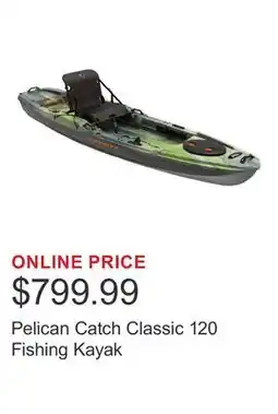 Costco Pelican Catch Classic 120 Fishing Kayak offer