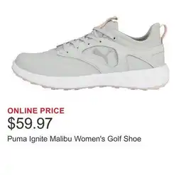 Costco Puma Ignite Malibu Women's Golf Shoe offer