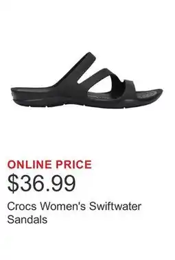 Costco Crocs Women's Swiftwater Sandals offer