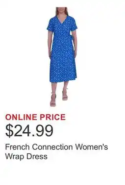 Costco French Connection Women's Wrap Dress offer
