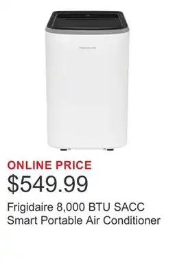 Costco Frigidaire 8,000 BTU SACC Smart Portable Air Conditioner offer