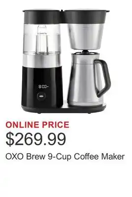 Costco OXO Brew 9-Cup Coffee Maker offer
