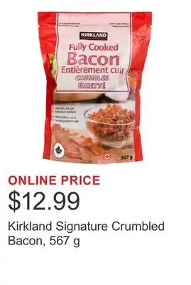 Costco Kirkland Signature Crumbled Bacon offer