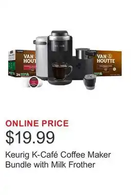 Costco Keurig K-Café Coffee Maker Bundle with Milk Frother offer