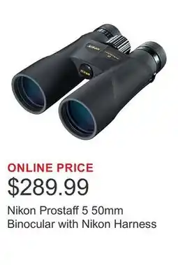 Costco Nikon Prostaff 5 50mm Binocular with Nikon Harness offer