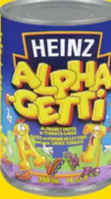 Giant Tiger Heinz canned pasta offer