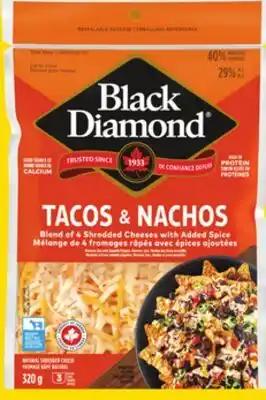 Giant Tiger Black Diamond shredded cheese offer