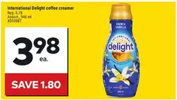 Giant Tiger International Delight coffee creamer offer