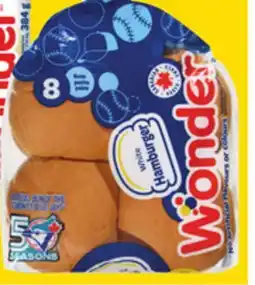 Giant Tiger Wonder hamburger buns offer