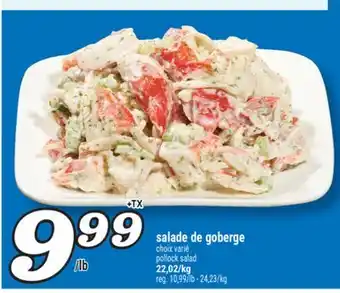 Marché Richelieu SALADE DE GOBERGE | POLLOCK SALAD offer