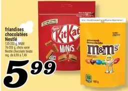 Marché Richelieu FRIANDISES CHOCOLATÉES NESTLÉ | NESTLÉ CHOCOLATE TREATS offer