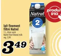 Marché Richelieu LAIT FINEMENT FILTRÉ NATREL | NATREL FINE-FILTERED MILK offer