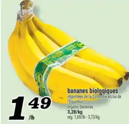 Marché Richelieu BANANES BIOLOGIQUES | ORGANIC BANANAS offer