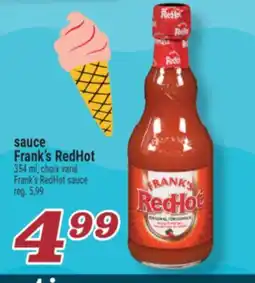 Marché Richelieu SAUCE FRANK'S REDHOT | FRANK'S REDHOT SAUCE offer